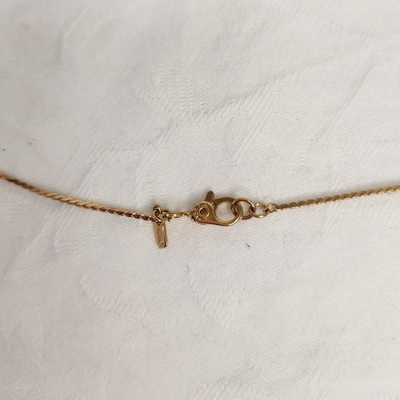 MONET Long Gold Chain Necklace - Picture 5 of 9